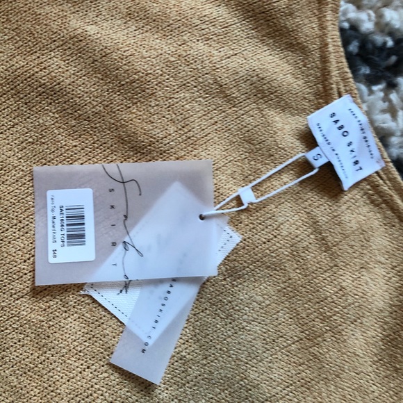 Sabo skirt mustard knit top - Picture 4 of 4